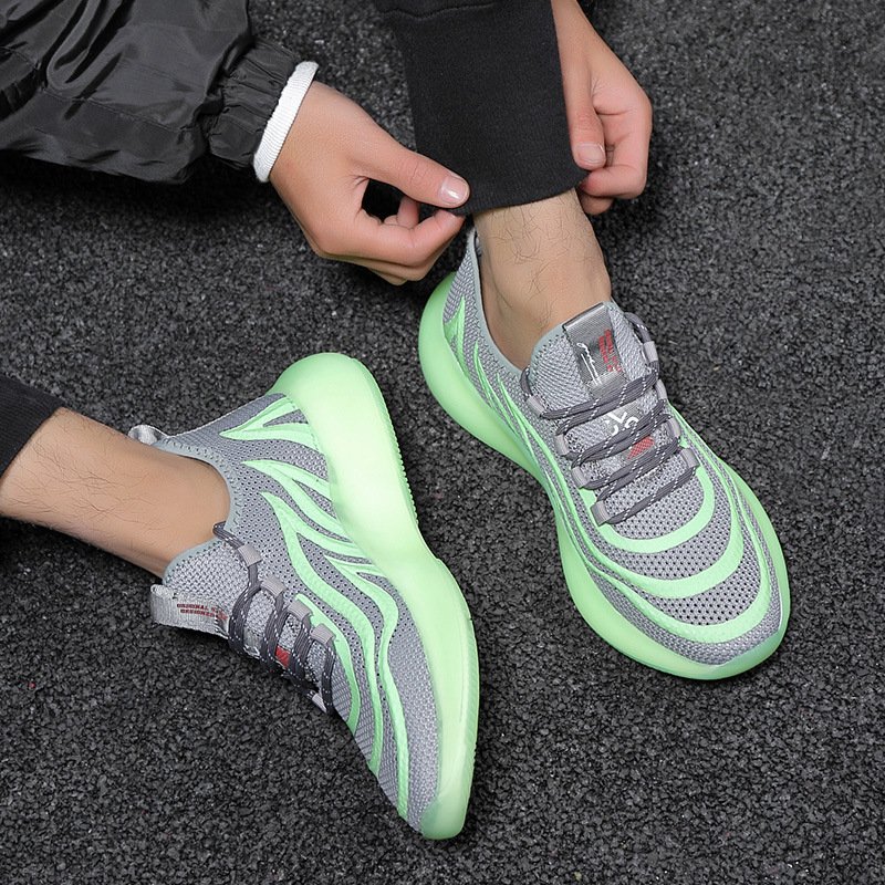 2021 men's shoes spring sports casual shoes men's thick-soled trendy shoes trend board shoes daddy coconut